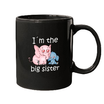 Discover I'm the Big Sister Mugs