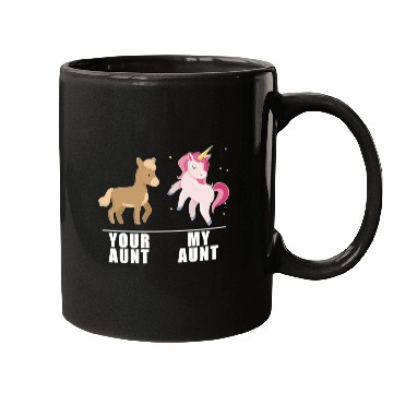 Discover Your Aunt My Aunt Unicorn Mugs
