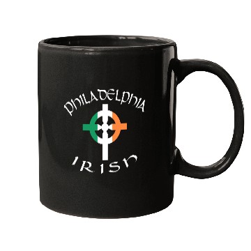 Discover Ireland Pride Philadelphia Irish Celtic Cross Mugs