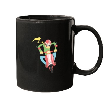 Discover Scooter driver Mugs
