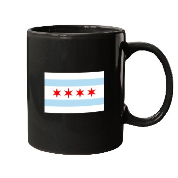Discover Chicago Flag Mugs