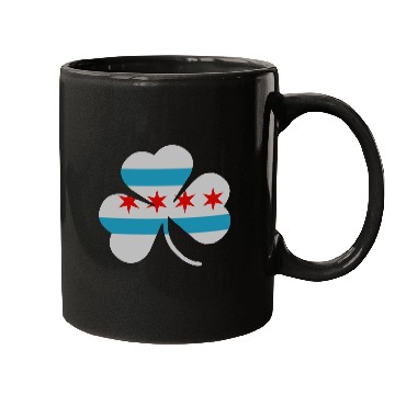 Discover Irish Chicago Flag Shamrock Mugs