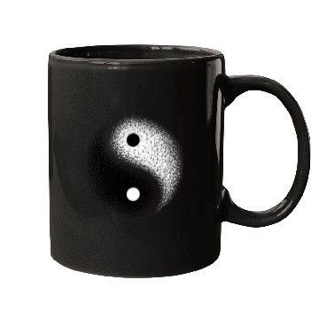 Discover Yin yang white & black Mugs