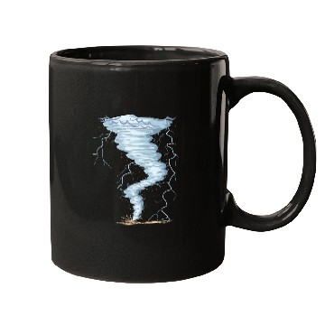 Discover Weather Tornado whirlwind Storm Hunter cool design Mugs
