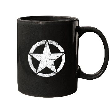 Discover Vintage US Army White Stars Mugs