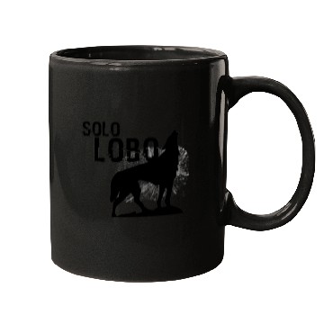 Discover Solo Lobo - Lone wolf spanish Mugs