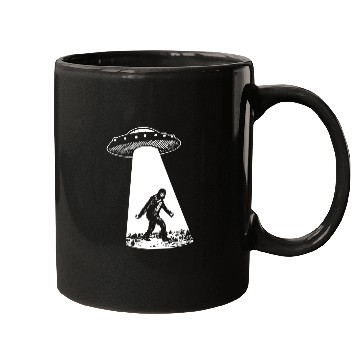 Discover Bigfoot UFO Mugs Sasquatch Alien Abduction