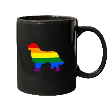 Discover Gay Pride Dog Bernese Mountain Dog Gay Pride Dog Apparel Mugs