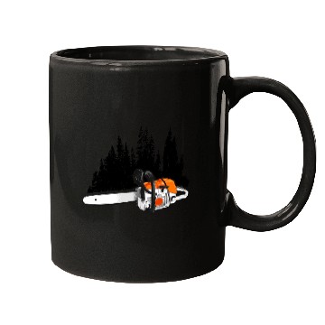 Discover Your Forestry Business - Chainsaw & Pine Forest Mugs