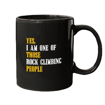 Discover Rock climbing people Mugs