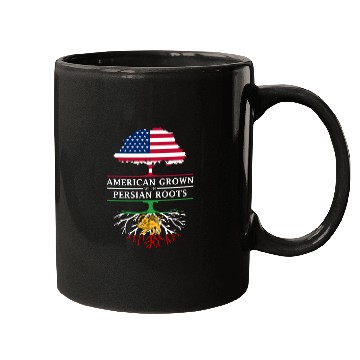 Discover American Grown with Persian Roots Persia Design Mugs