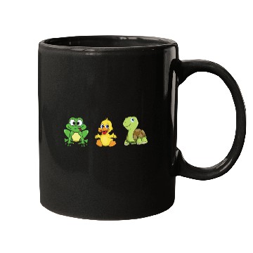 Discover Frog Ducklings Duck Turtle Mugs