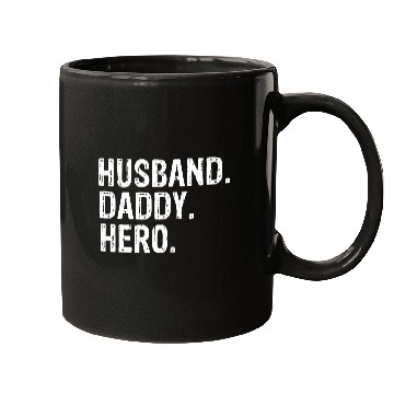 Discover Husband Daddy Hero Father's Day Gift Birhday Mugs