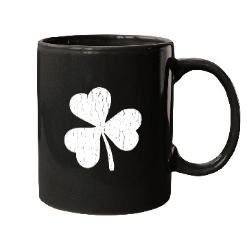 Discover Vintage Distressed Shamrock Mugs