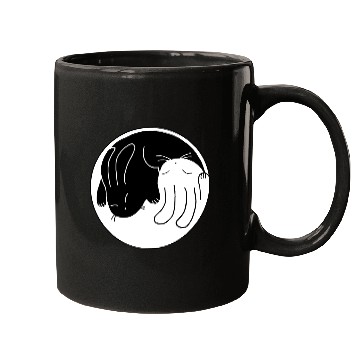 Discover Rabbit Yin Yang Mugs