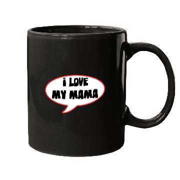 Discover Bold Family Love Speech Bubble Design Mugs