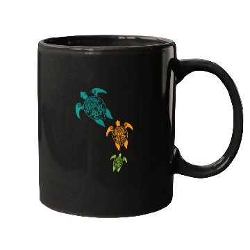 Discover Maori turtles group tattoo gift idea Mugs