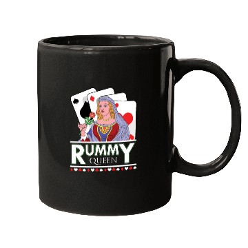 Discover Rummy Queen Card Deck Mugs