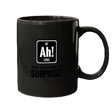 Discover AH! THE ELEMENT OF SURPRISE! Mugs
