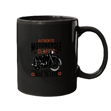 Discover motorcycle Mugs