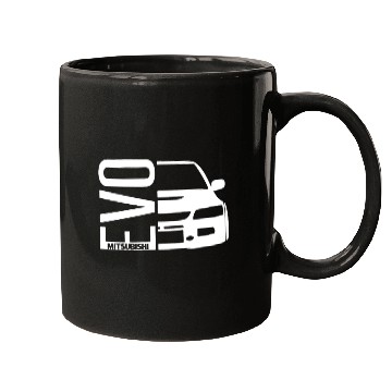 Discover Evo Mitsubishi Evolution Mugs Car Racing DSM Dia