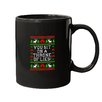 Discover You Sit On A Throne Of Lies - Elf Quote Mugs