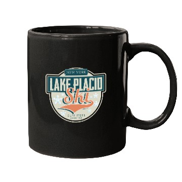 Discover Skiing Ski Ski holidays Skier Lake Placid Outfitte Mugs