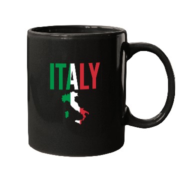 Discover Italian Gift - Italy Map Country Mugs