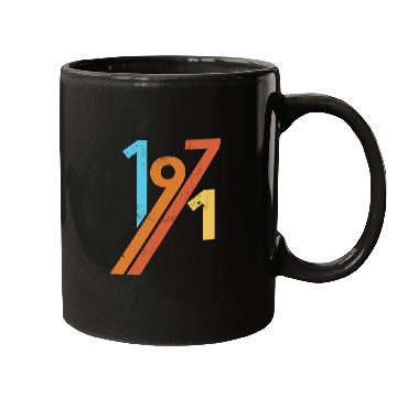 Discover 1971 vintage retro birthday Mugs