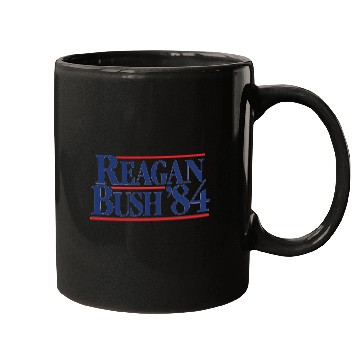 Discover Reagan Bush '84 Mugs