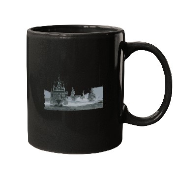 Discover Navy ship Mugs