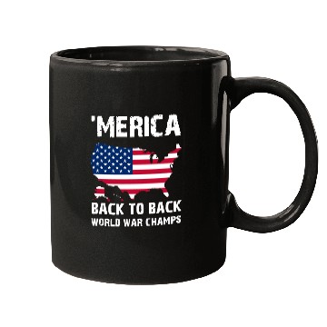 Discover merica back to back soccer Mugs