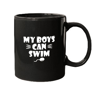 Discover My Boys Can Swim Mugs