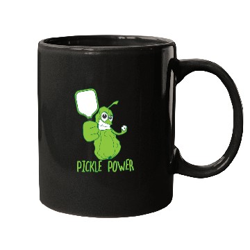 Discover Pickleball Funny Pickle Power Mugs