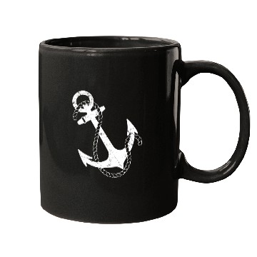Discover Retro Nautical Anchor Mugs