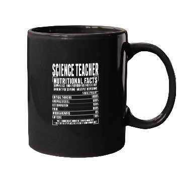 Discover Science Teacher Nutritional Facts Mugs