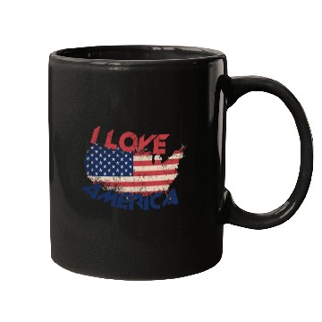 Discover I LOVE AMERICA Mugs