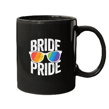 Discover Bride Pride Bachelorette Party Mugs LGBT Pride Lesbian