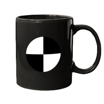 Discover Crash Test Dummy Logo Mugs