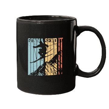 Discover Gonna Send It - Ski Vintage Gift Mugs