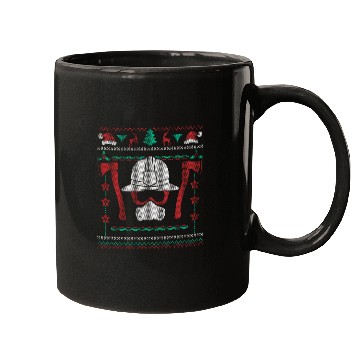 Discover Ugly Christmas Firefighter Xmas Gift & Present Mugs