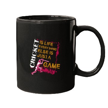 Discover Cricket Is Life Everything Else Is Just A Game Mugs