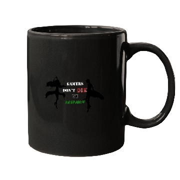 Discover Gamers Dont Die We Respawn (SAO EDITION) Mugs
