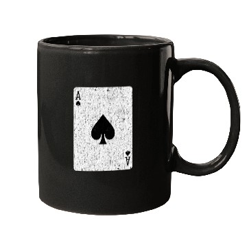 Discover ace of spades playing card Mugs
