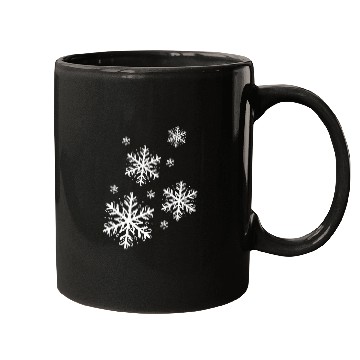 Discover Snowflakes I LOVE WINTER Mugs