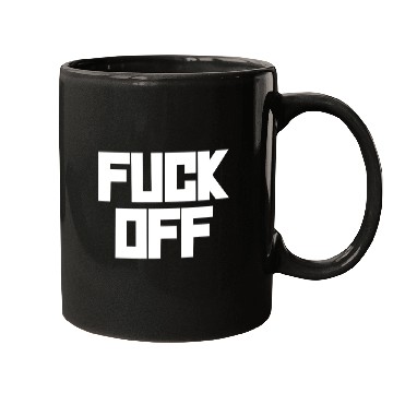 Discover fuck off please Mugs