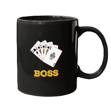 Discover Boss Jack Queen King Ace Funny Gift Mugs