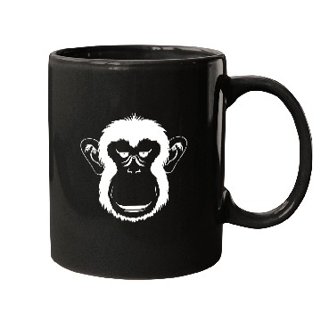 Discover Bored Monkey Face Mugs