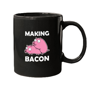 Discover Making Bacon Pigs sx Farmer Funny Gift Piglet Mugs