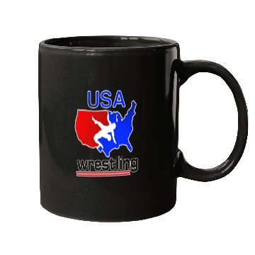 Discover USA Wrestling Mugs